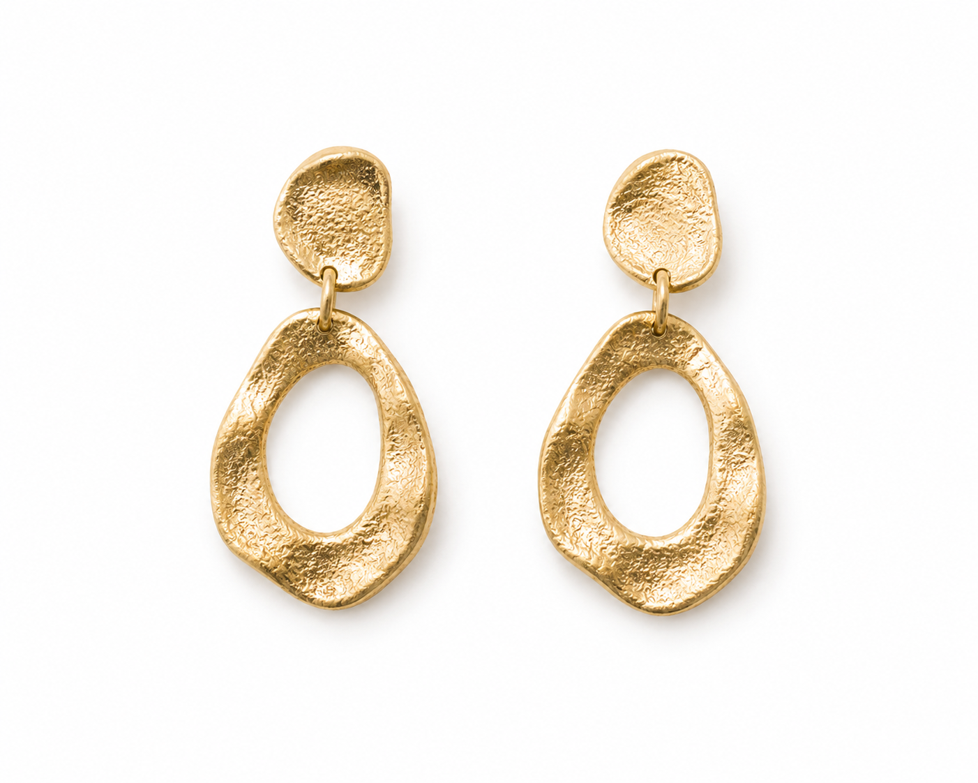 Aretes hechos a mano