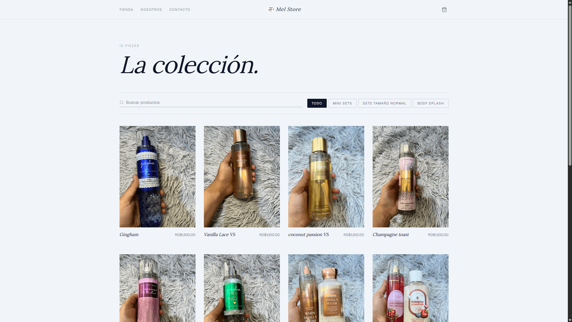 Mel Store — vista de la tienda