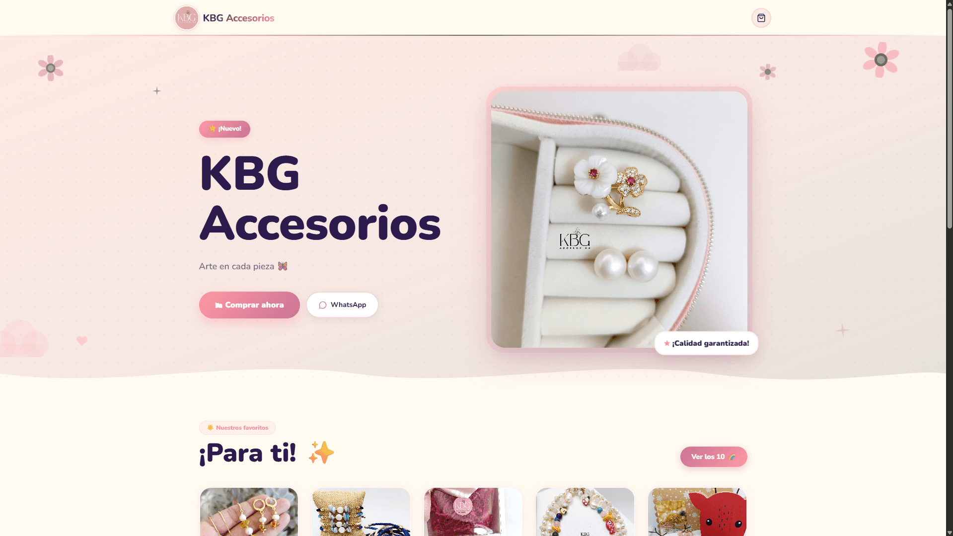 KBG Accesorios — vista de la tienda