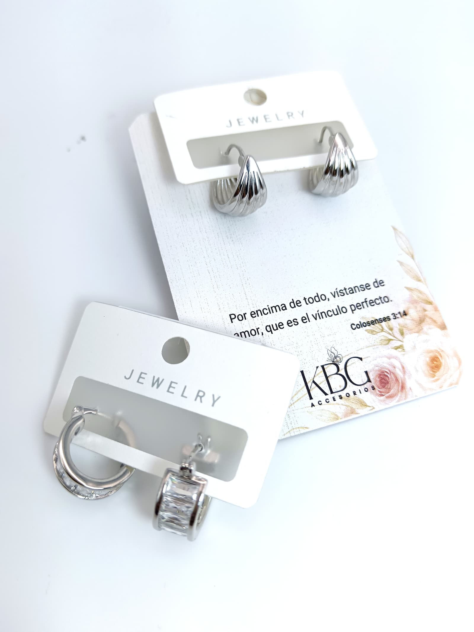 Argollas silver
